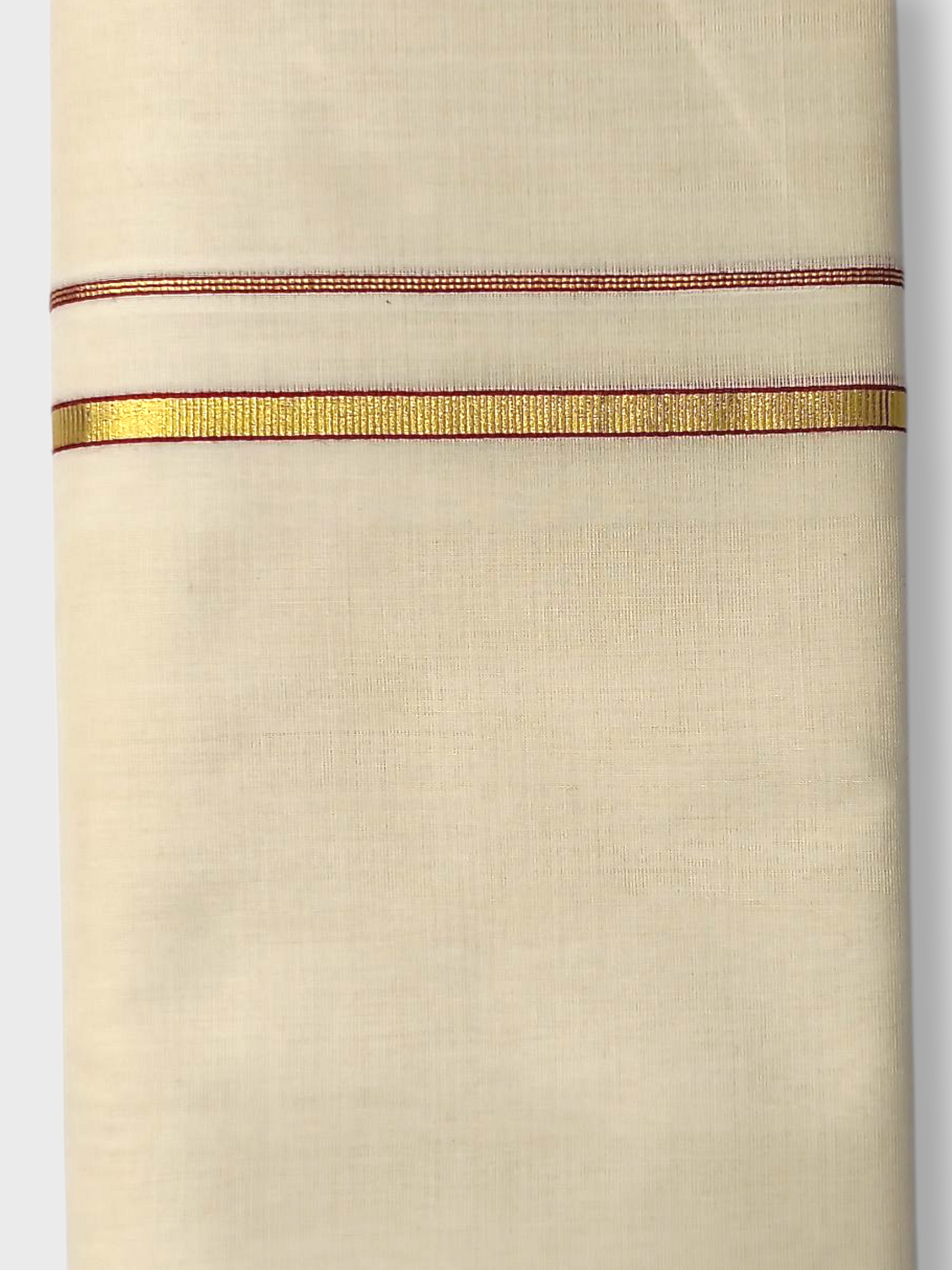 Premium Wedding Handloom Balaramapuram Unaakupaavu Kasavu Mundu for Men