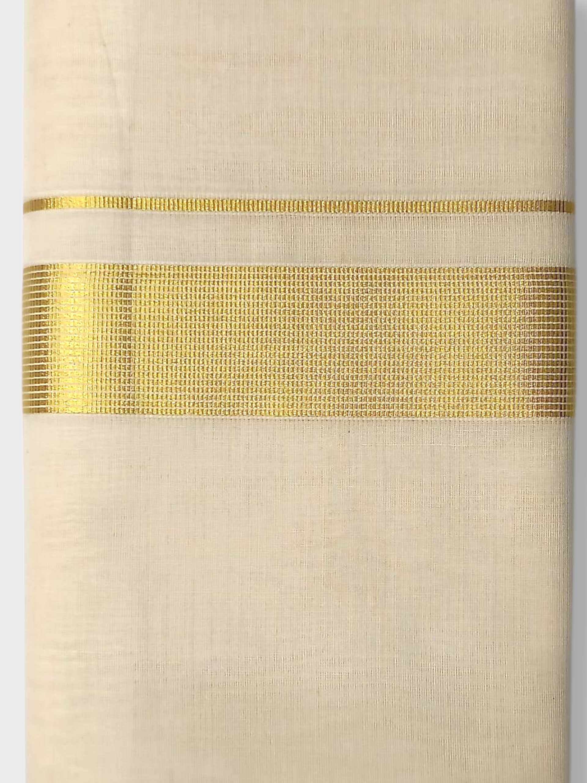 Premium Wedding Handloom Balaramapuram Unaakupaavu Kasavu Mundu for Men