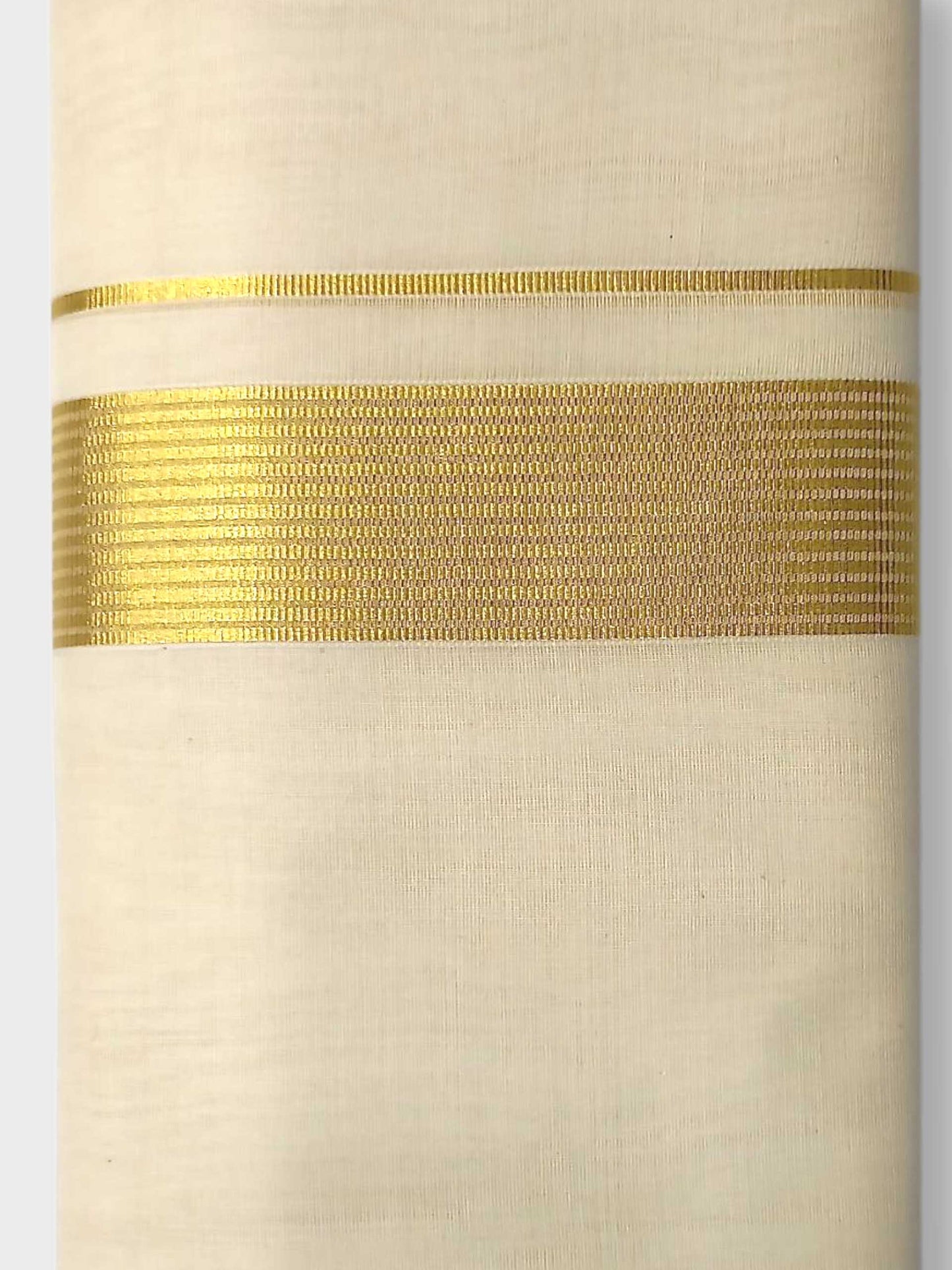 Premium Wedding Handloom Balaramapuram Unaakupaavu Kasavu Mundu for Men