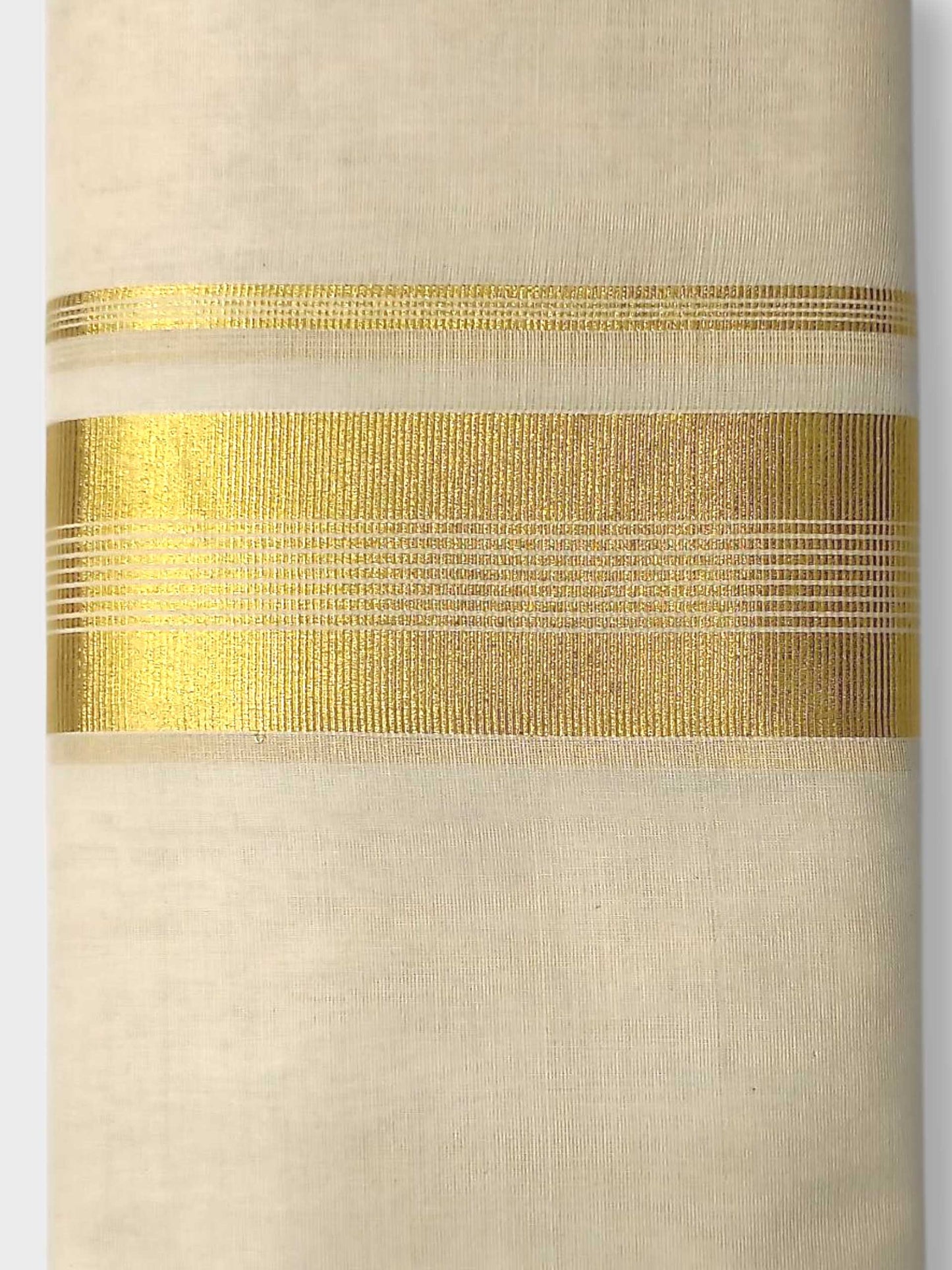 Premium Wedding Handloom Balaramapuram Unaakupaavu Kasavu Mundu for Men