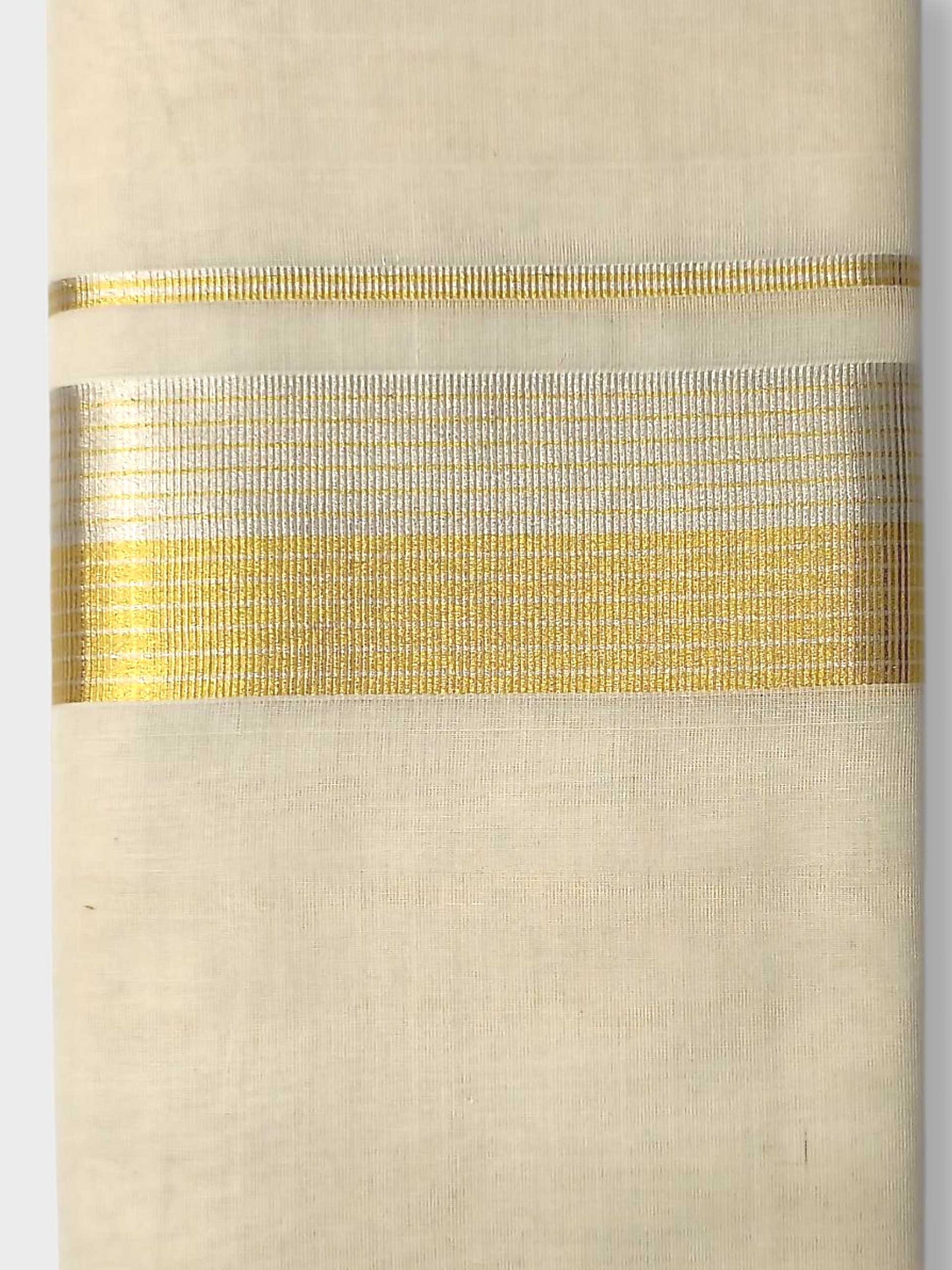 Premium Wedding Handloom Balaramapuram Unaakupaavu Kasavu Mundu for Men