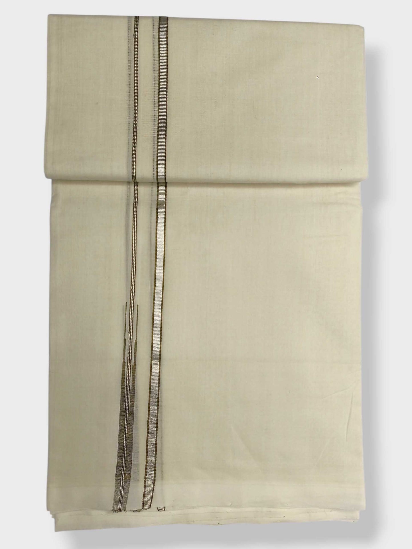 Premium Wedding Handloom Balaramapuram Unaakupaavu Kasavu Mundu for Men