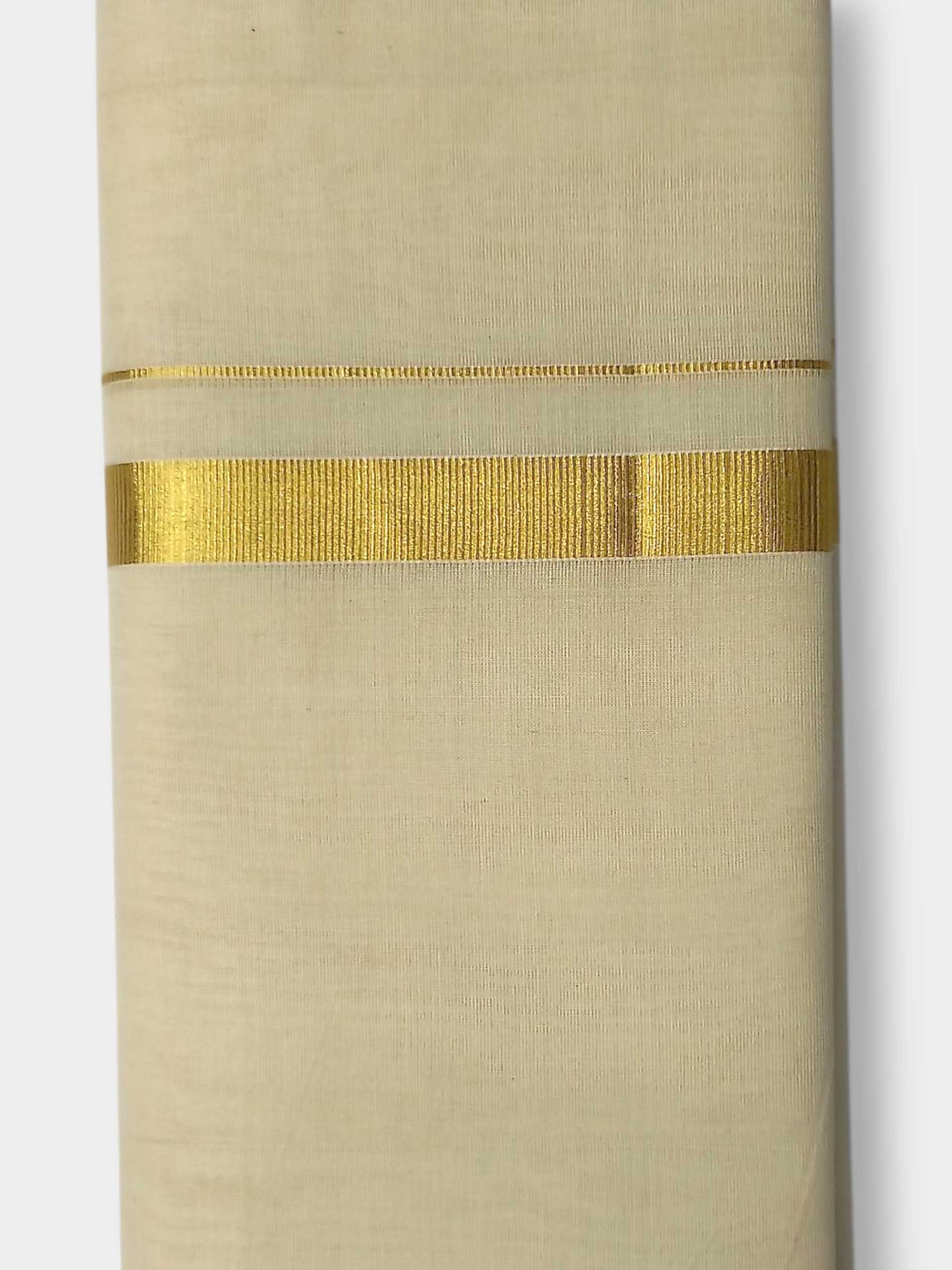 Premium Wedding Handloom Balaramapuram Unaakupaavu Kasavu Mundu for Men