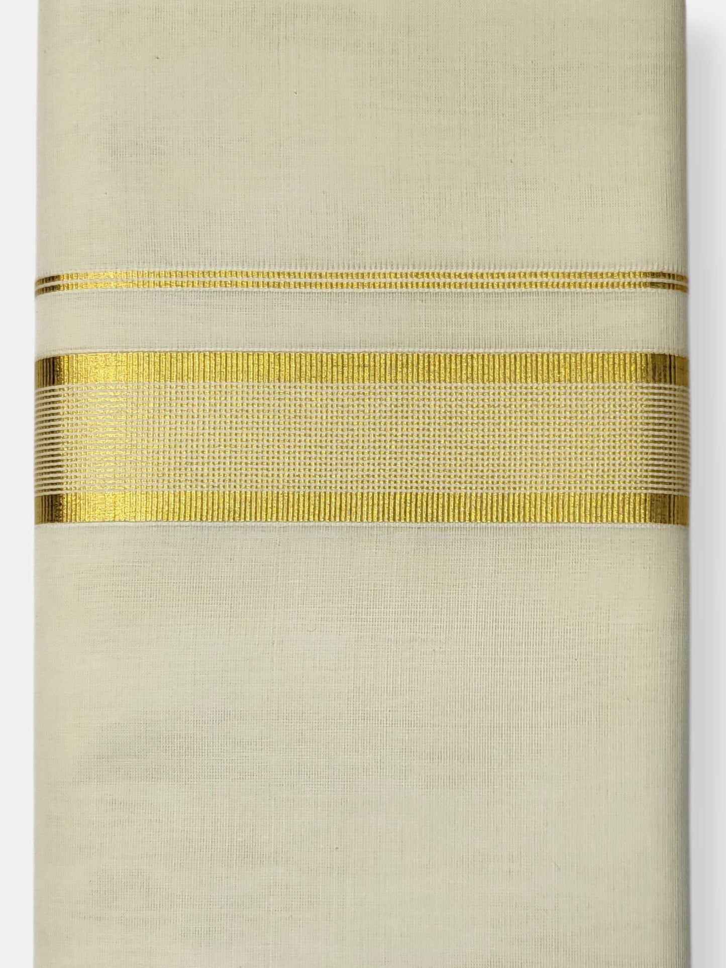 Keraloom Kasavu Balaramapuram Unakkupaavu Handloom Mundu(120*120) with Kasavu Design Border