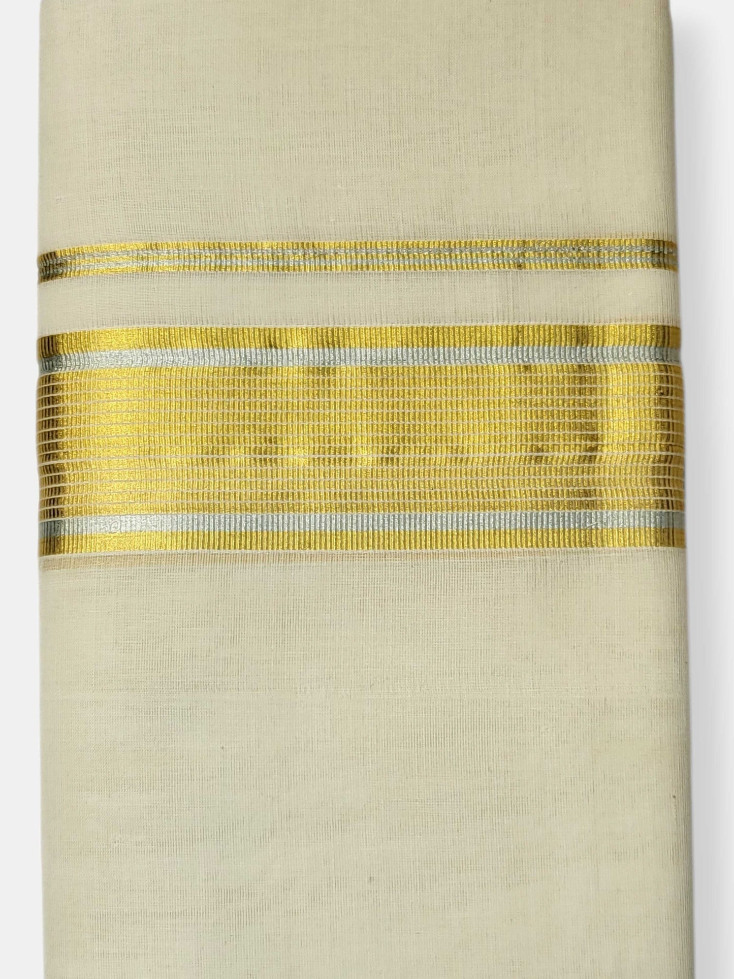 Keraloom Kasavu Balaramapuram Unakkupaavu Handloom Mundu(120*120) with Kasavu Design Border