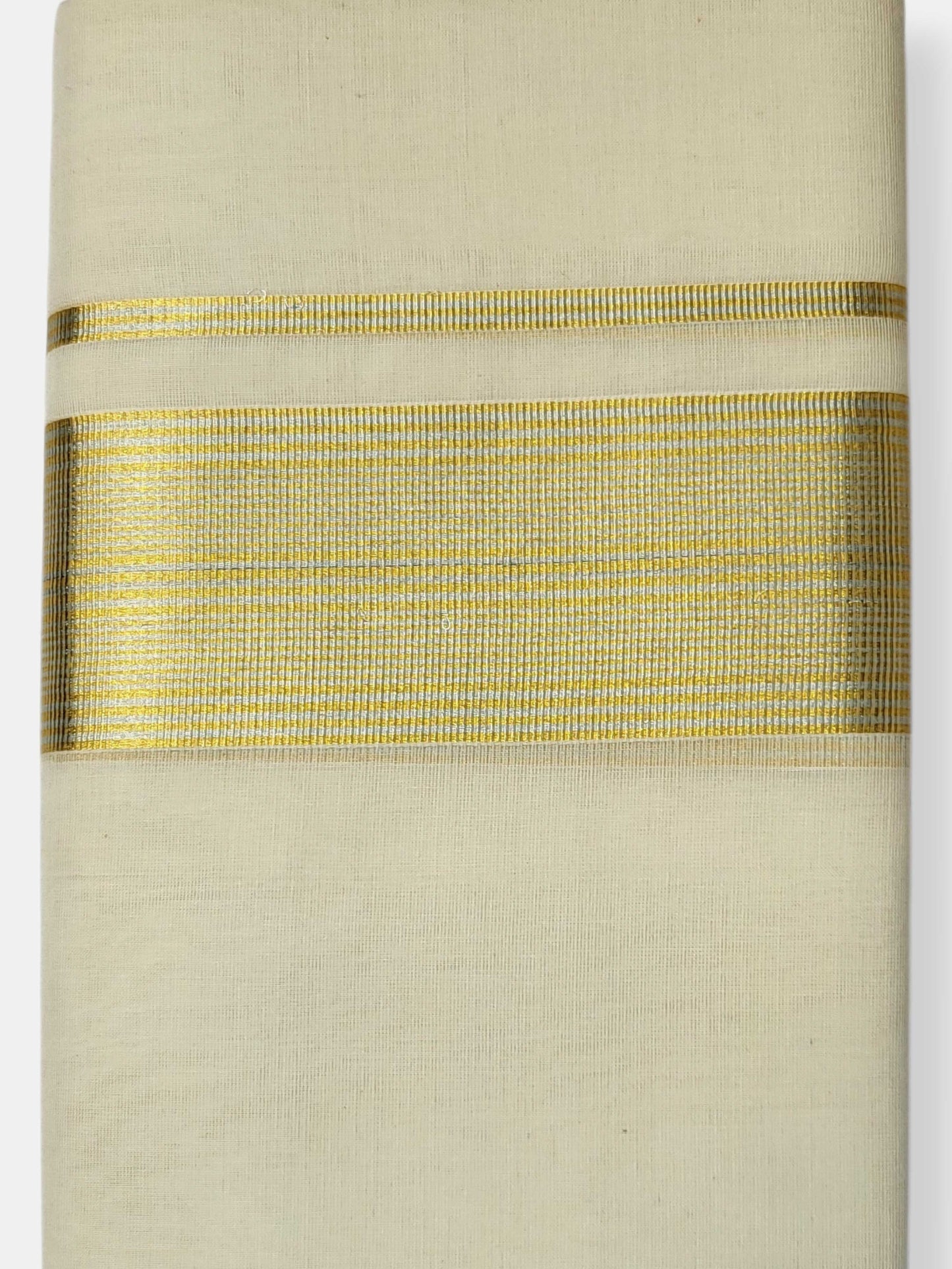 Keraloom Kasavu Balaramapuram Unakkupaavu Handloom Mundu(120*120) with Kasavu Design Border