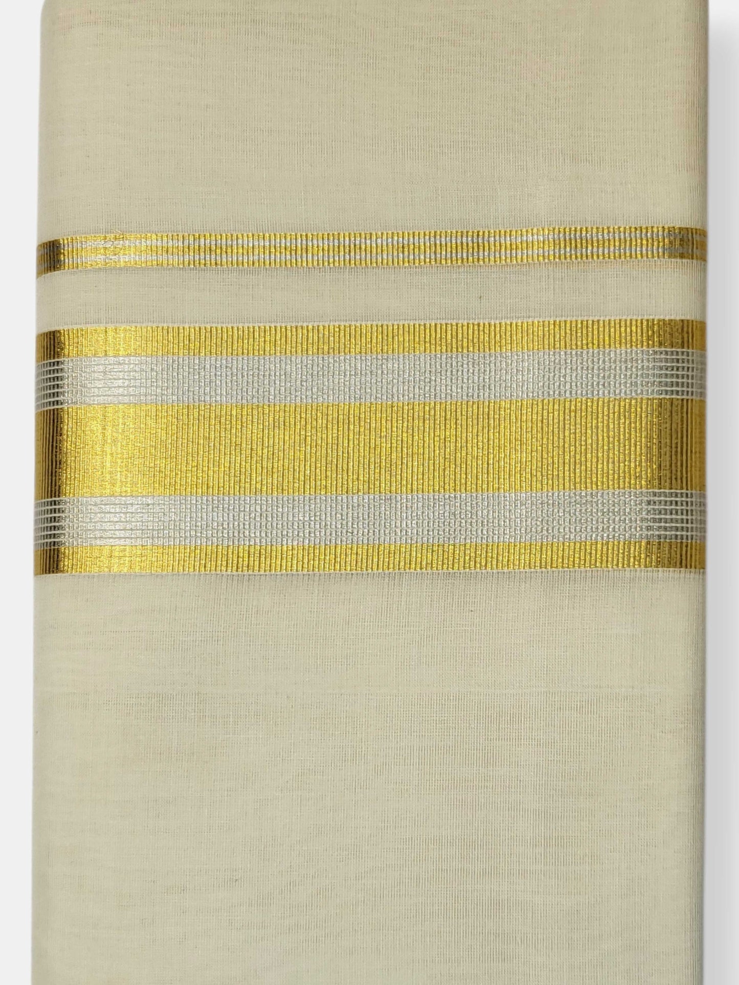 Keraloom Kasavu Balaramapuram Unakkupaavu Handloom Mundu(120*120) with Kasavu Design Border