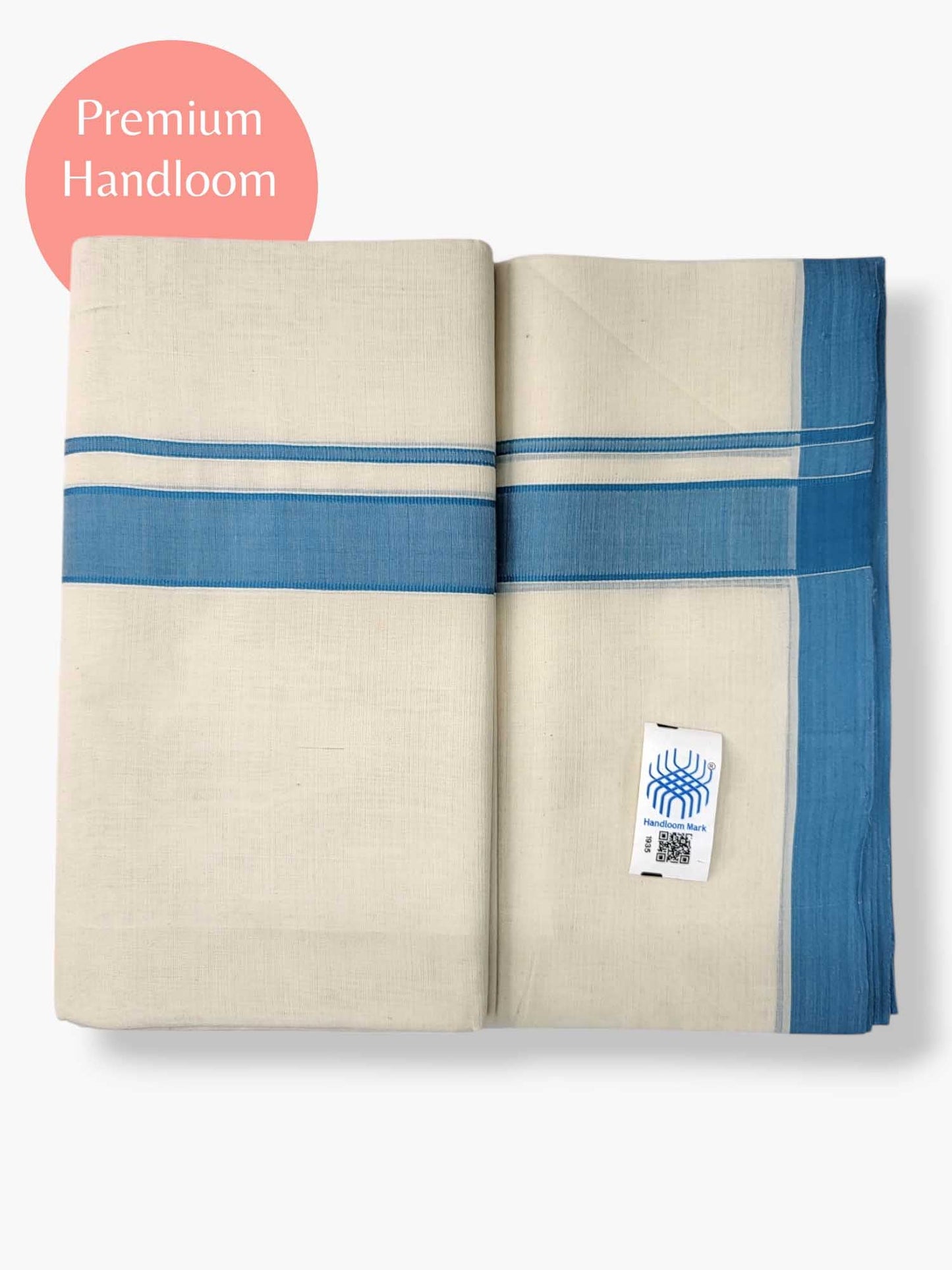 Kerala Premium Balaramapuram Handloom Dhoti/Mundu for Men