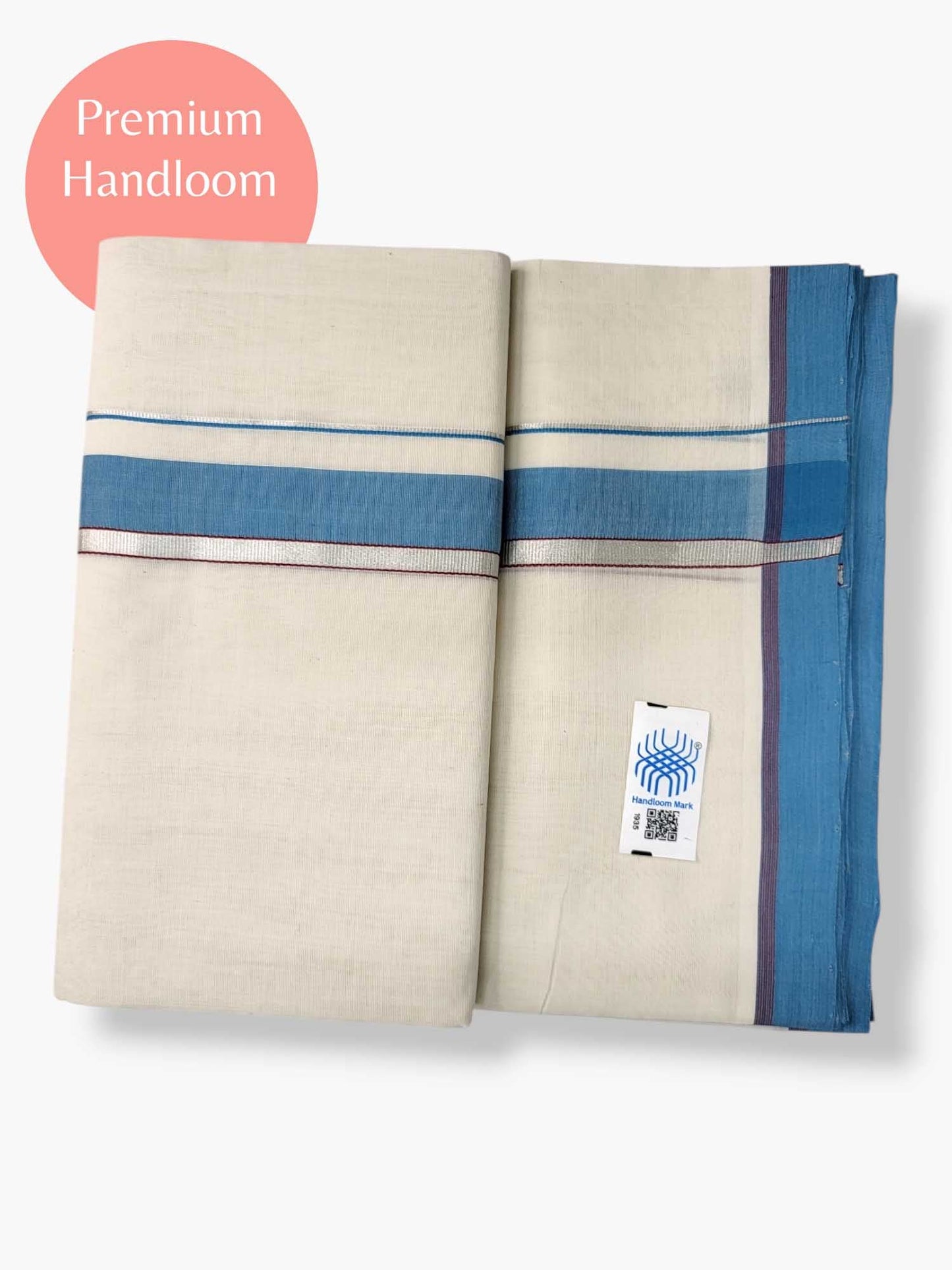 Kerala Premium Balaramapuram Handloom Dhoti/Mundu for Men