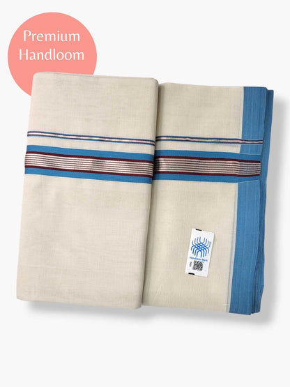 Kerala Premium Balaramapuram Handloom Dhoti/Mundu for Men