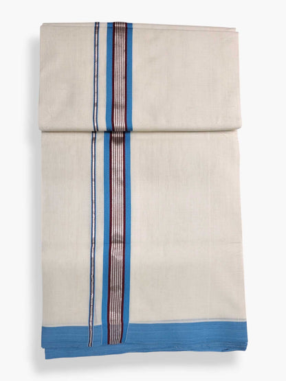 Kerala Premium Balaramapuram Handloom Dhoti/Mundu for Men