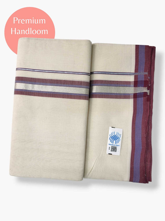 Kerala Premium Balaramapuram Handloom Dhoti/Mundu for Men