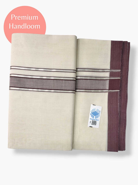 Kerala Premium Balaramapuram Handloom Dhoti/Mundu for Men