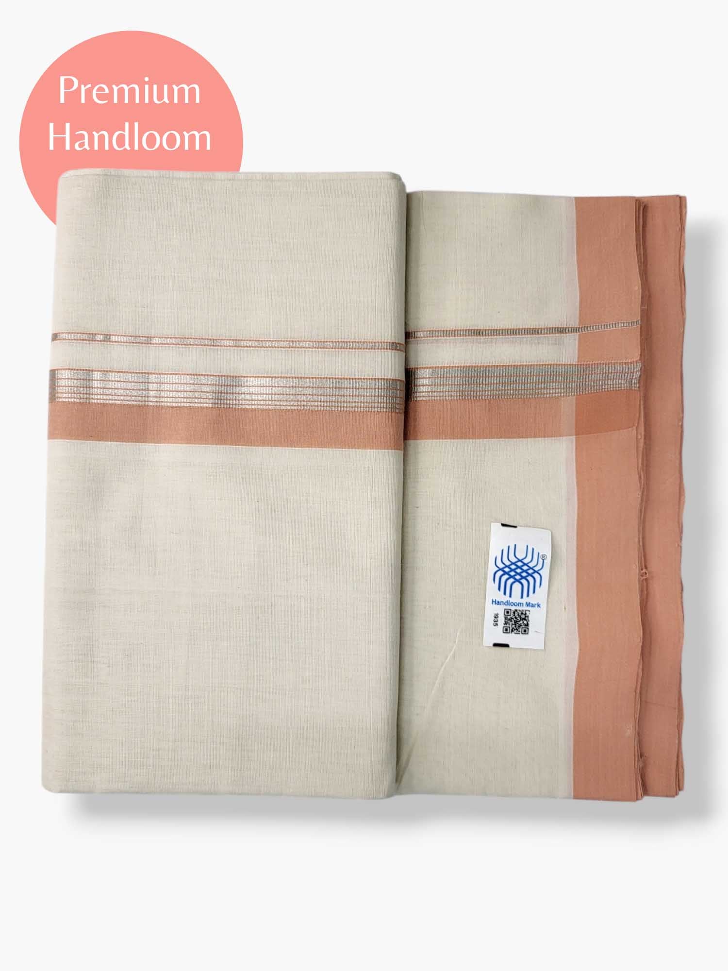 Kerala Premium Balaramapuram Handloom Dhoti/Mundu for Men