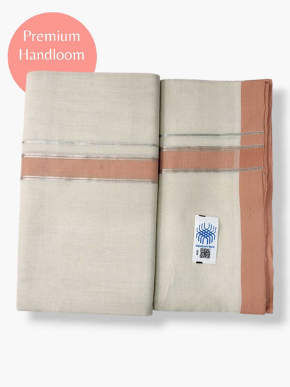 Kerala Premium Balaramapuram Handloom Dhoti/Mundu for Men