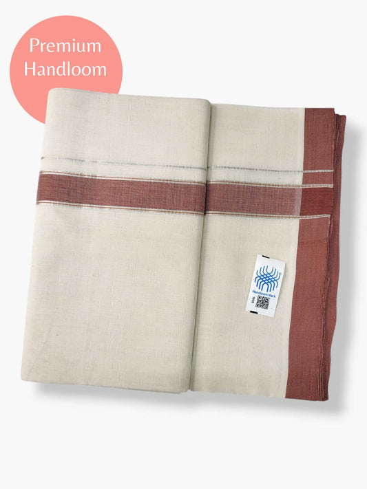 Kerala Premium Balaramapuram Handloom Dhoti/Mundu for Men