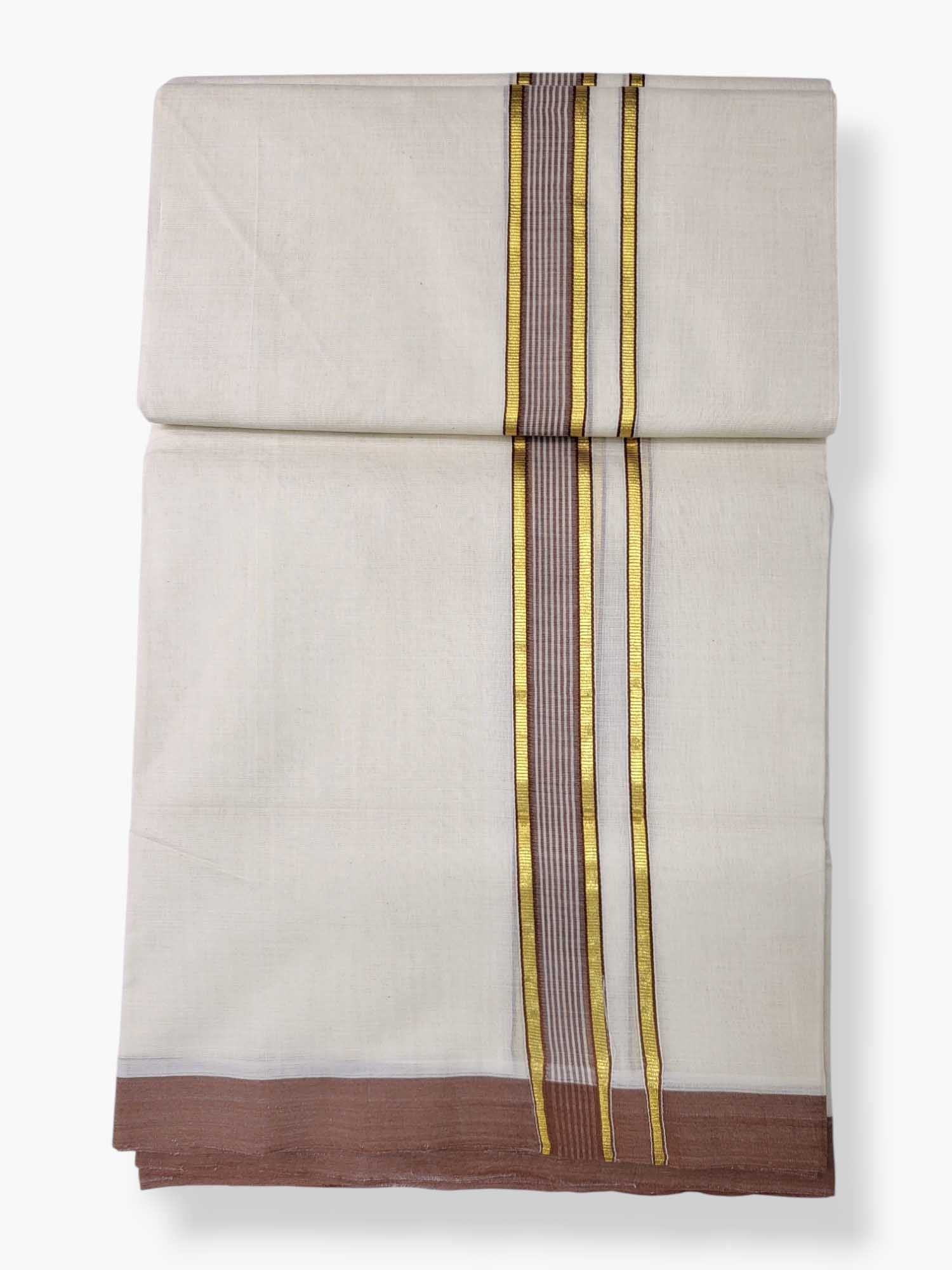 Kerala Premium Balaramapuram Handloom Dhoti/Mundu for Men