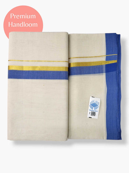 Kerala Premium Balaramapuram Handloom Dhoti/Mundu for Men