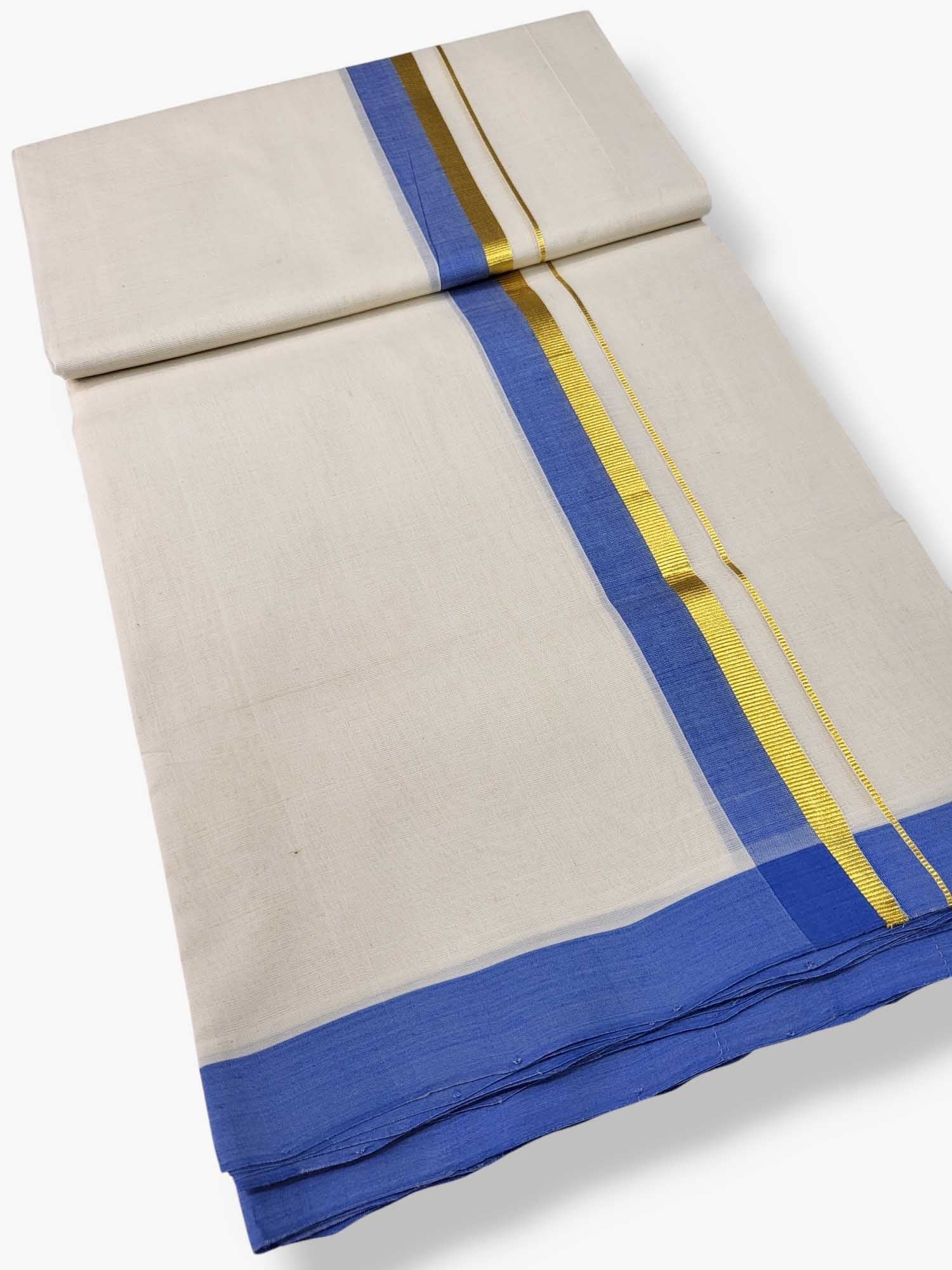 Kerala Premium Balaramapuram Handloom Dhoti/Mundu for Men