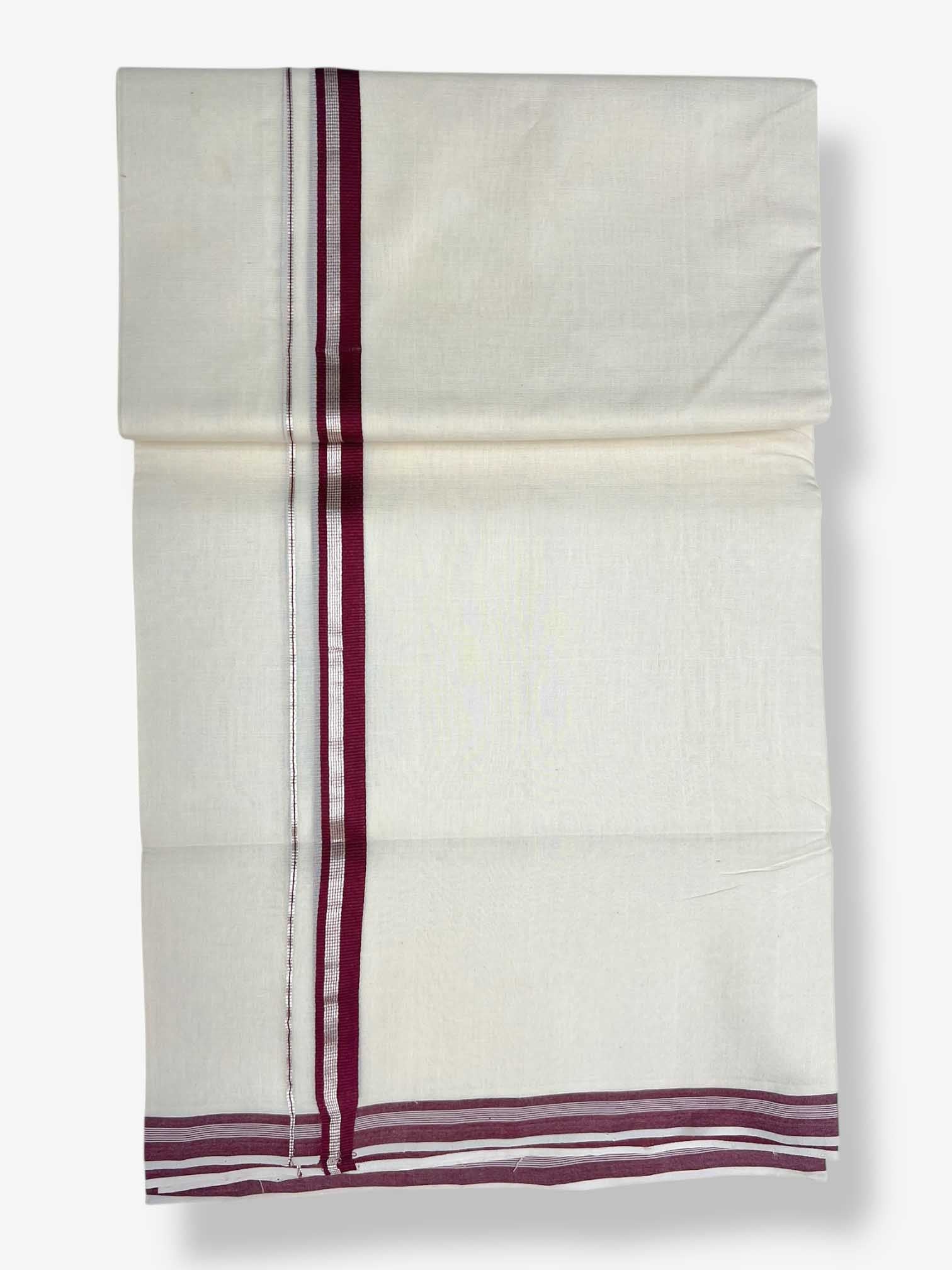 Kerala Premium Balaramapuram Handloom Dhoti/Mundu for Men