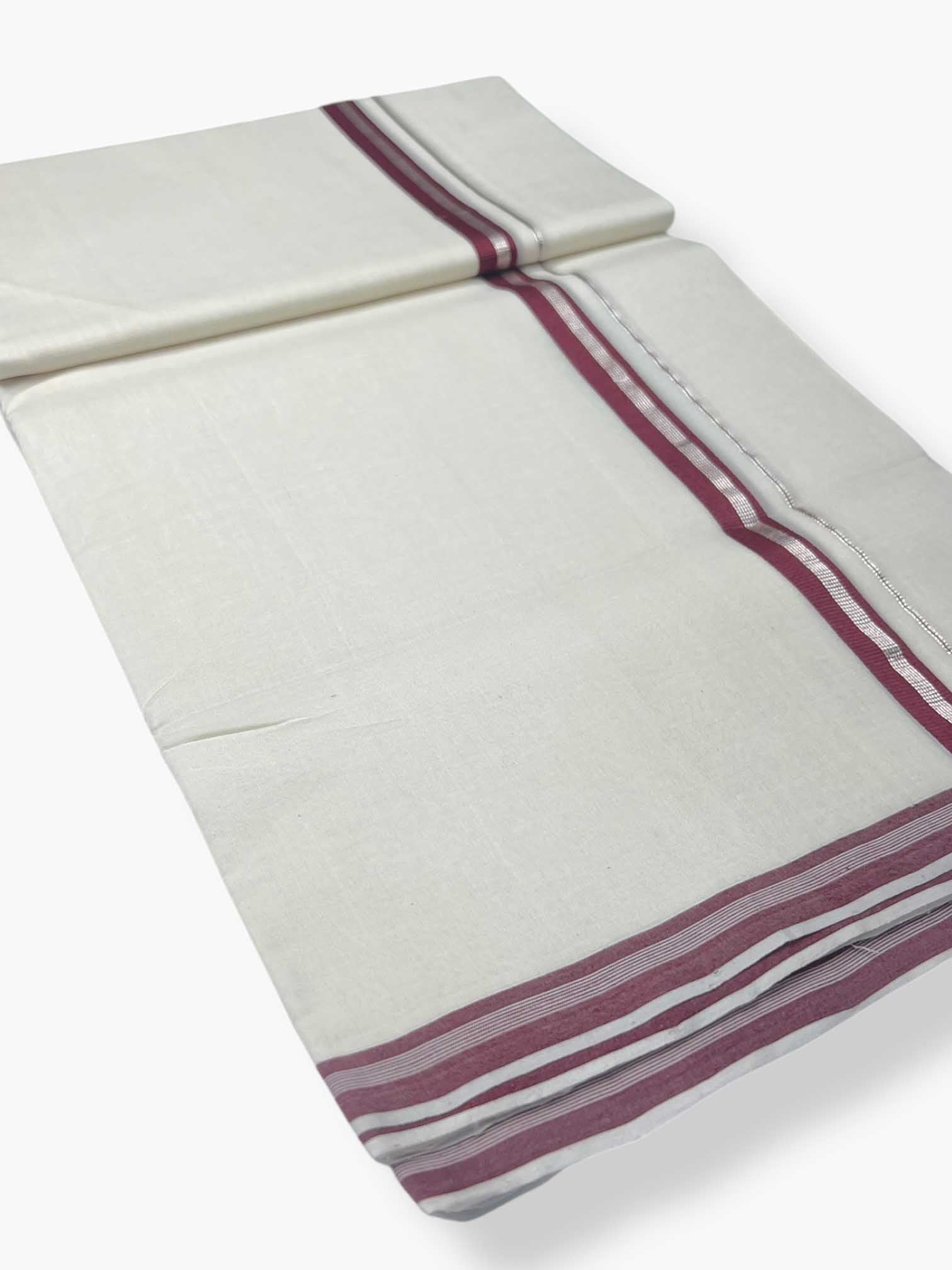 Kerala Premium Balaramapuram Handloom Dhoti/Mundu for Men