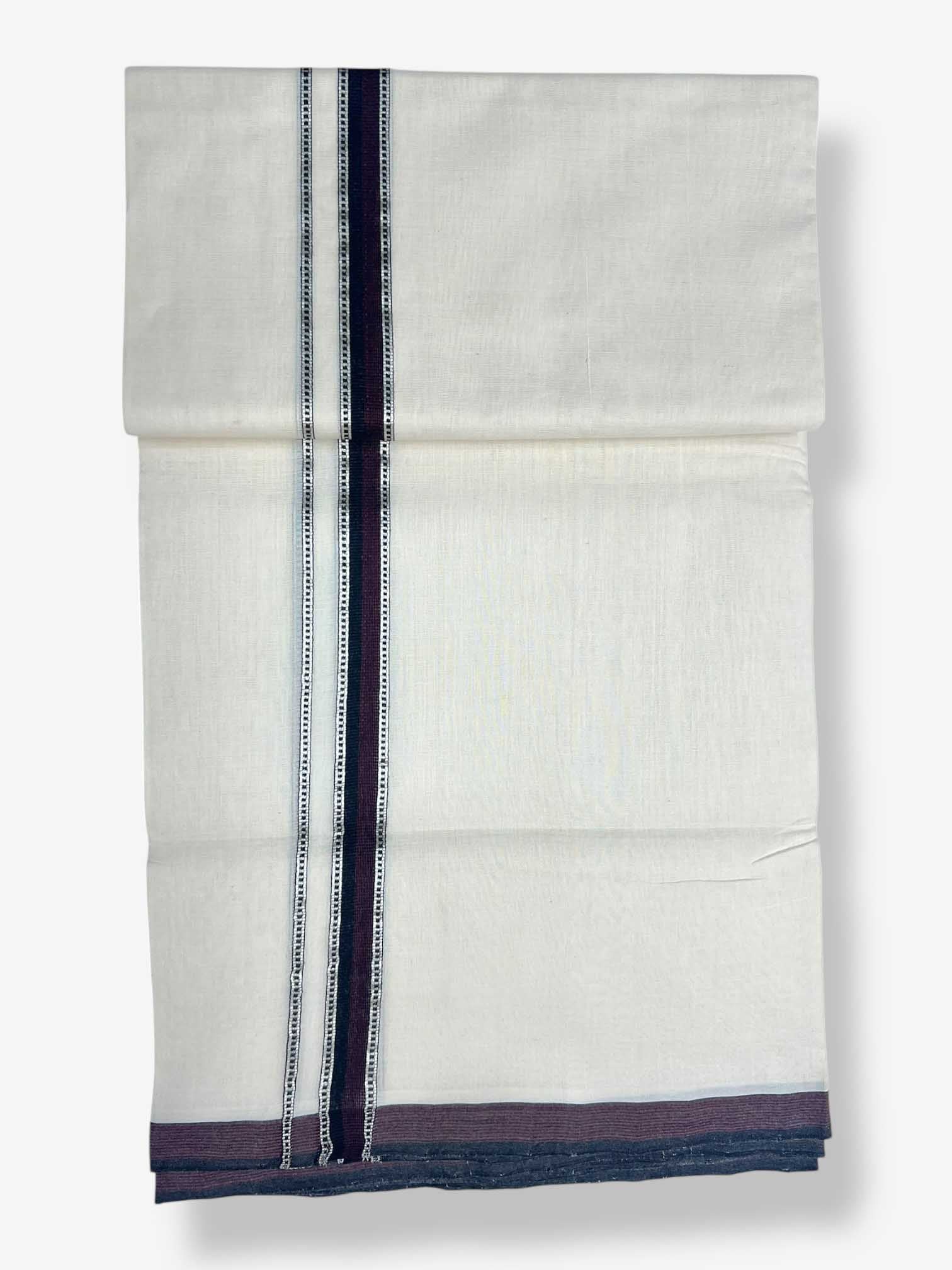 Kerala Premium Balaramapuram Handloom Dhoti/Mundu for Men