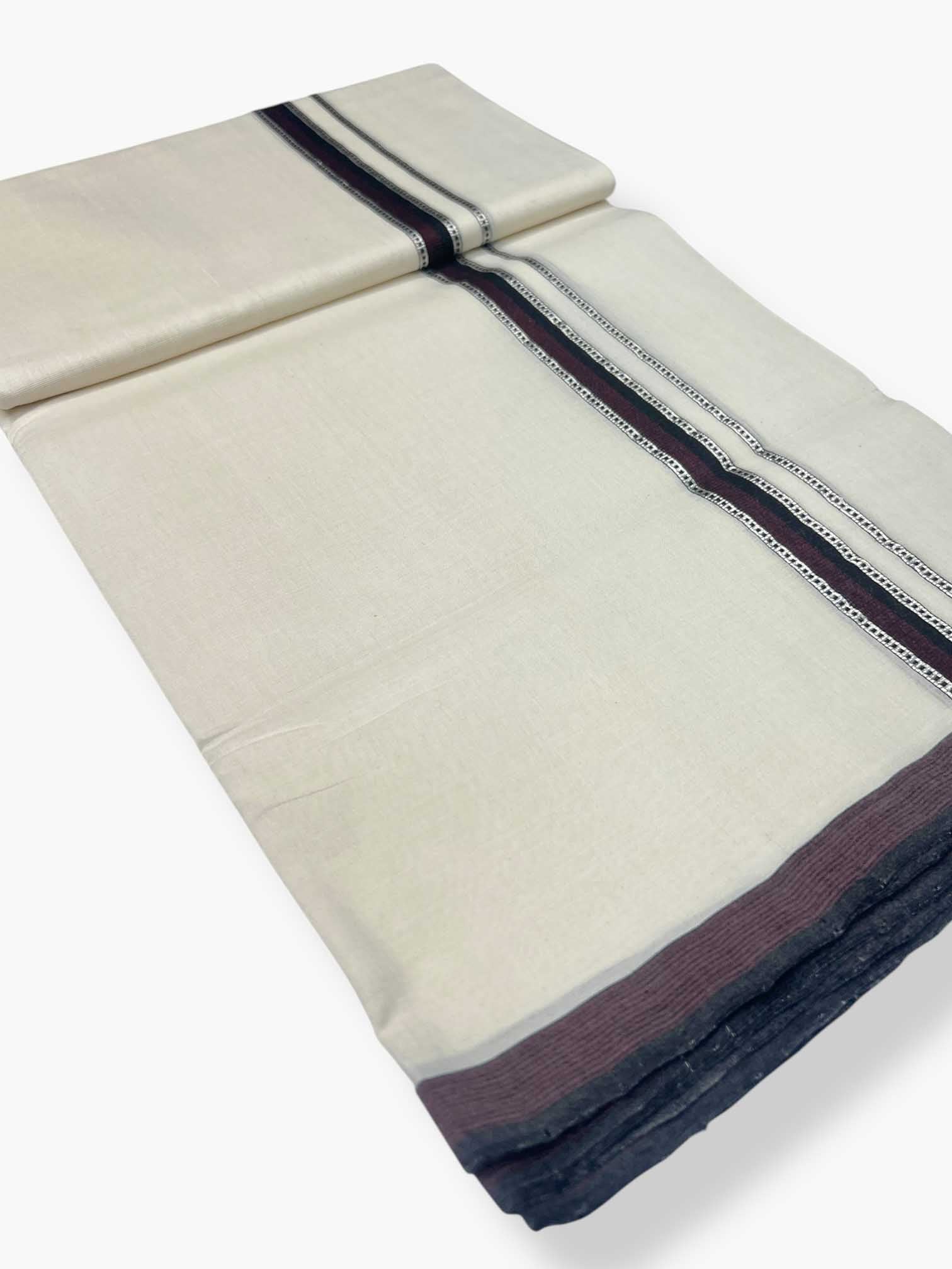 Kerala Premium Balaramapuram Handloom Dhoti/Mundu for Men