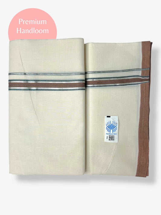 Kerala Premium Balaramapuram Handloom Dhoti/Mundu for Men