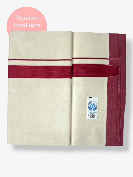 Kerala Premium Balaramapuram Handloom Dhoti/Mundu for Men