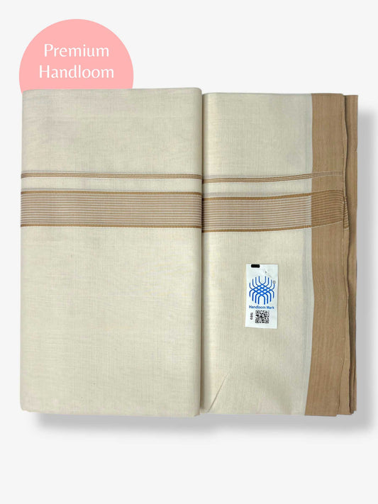 Kerala Premium Balaramapuram Handloom Dhoti/Mundu for Men