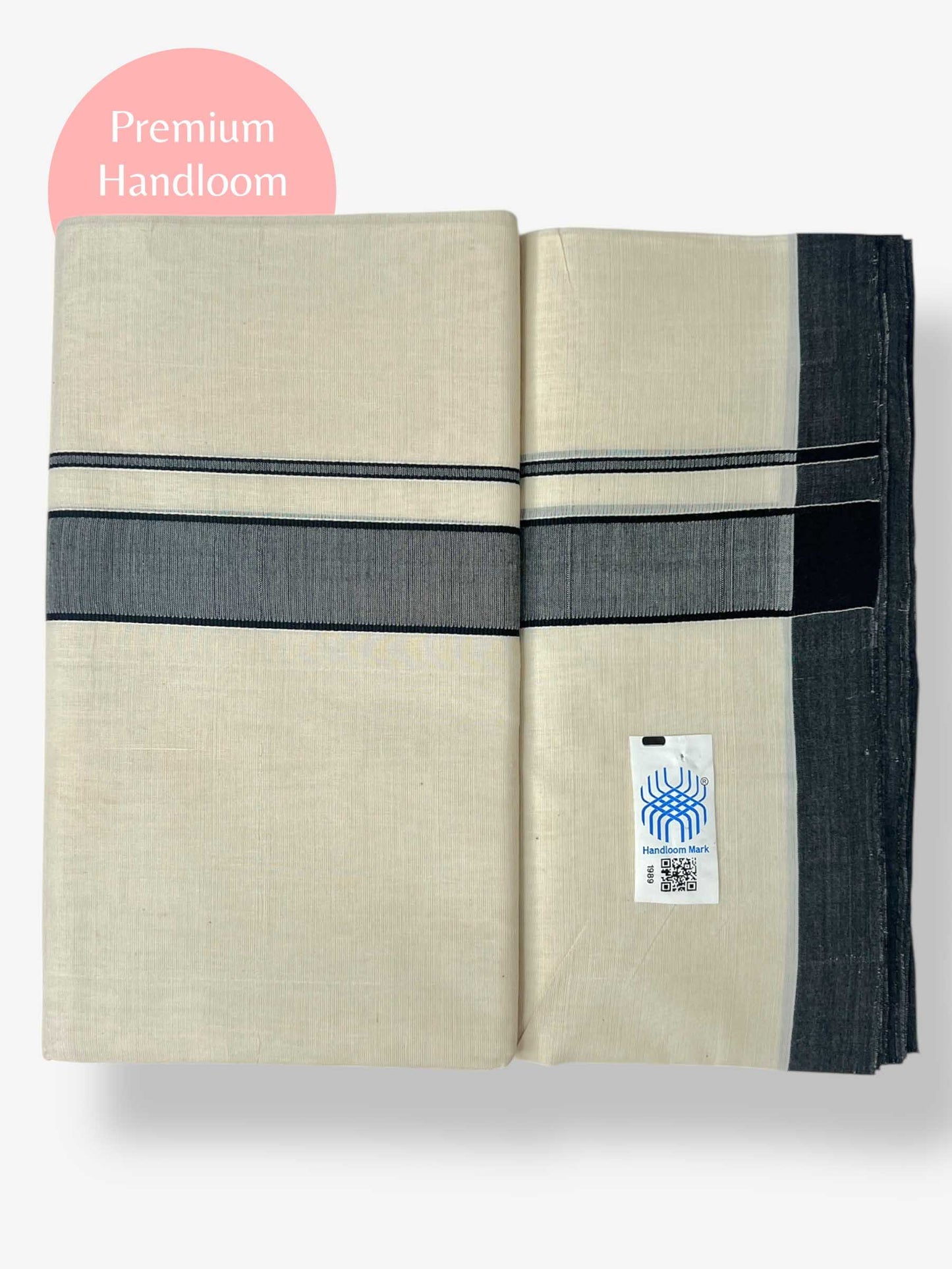 Kerala Premium Balaramapuram Handloom Dhoti/Mundu for Men