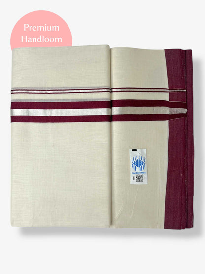 Kerala Premium Balaramapuram Handloom Dhoti/Mundu for Men