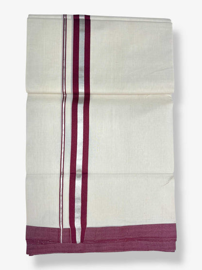 Kerala Premium Balaramapuram Handloom Dhoti/Mundu for Men