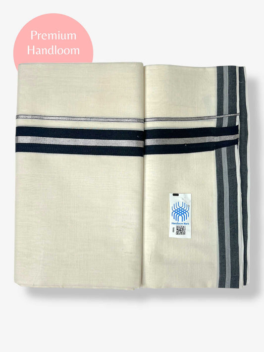 Kerala Premium Balaramapuram Handloom Dhoti/Mundu for Men