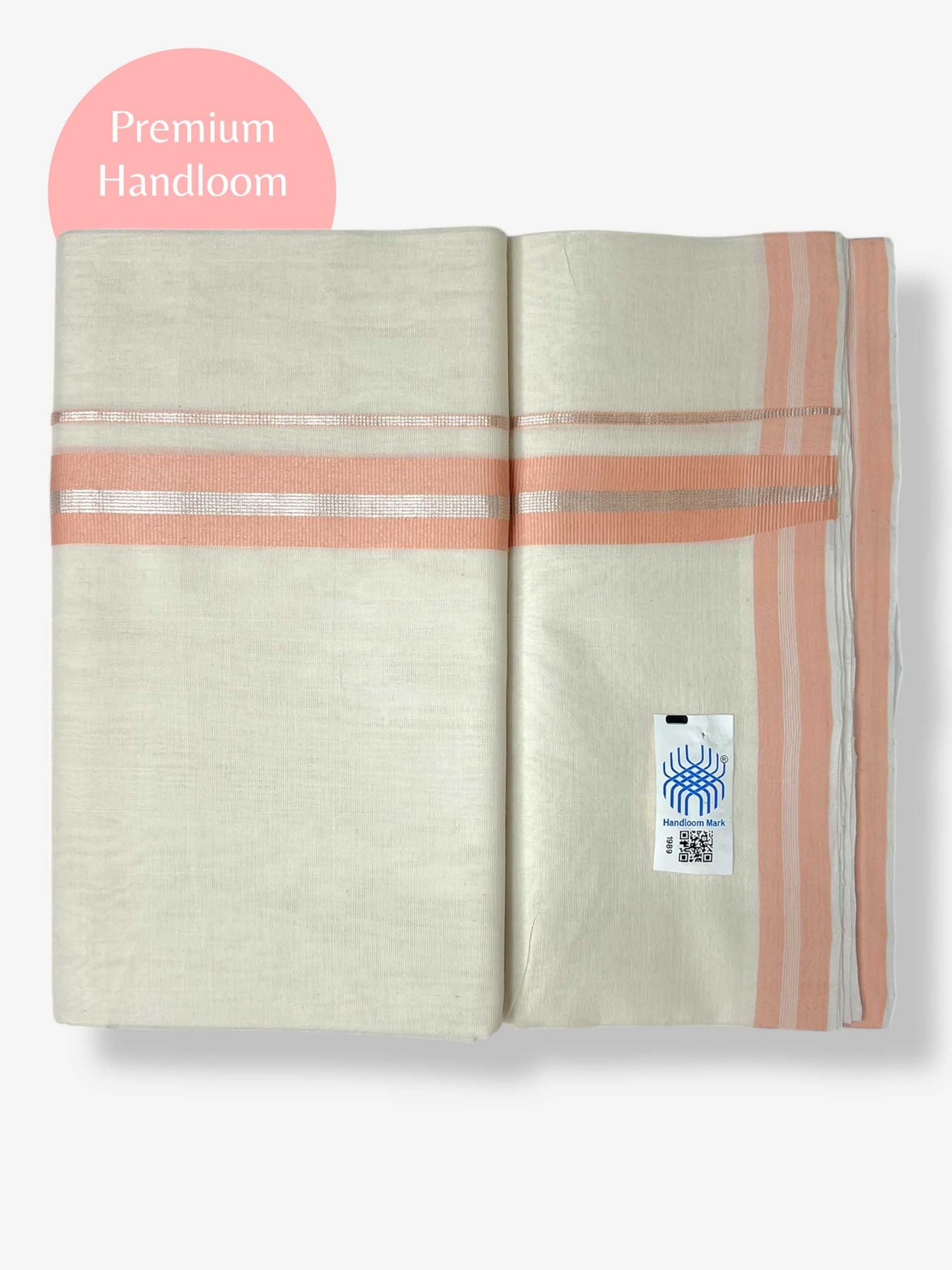 Kerala Premium Balaramapuram Handloom Dhoti/Mundu for Men