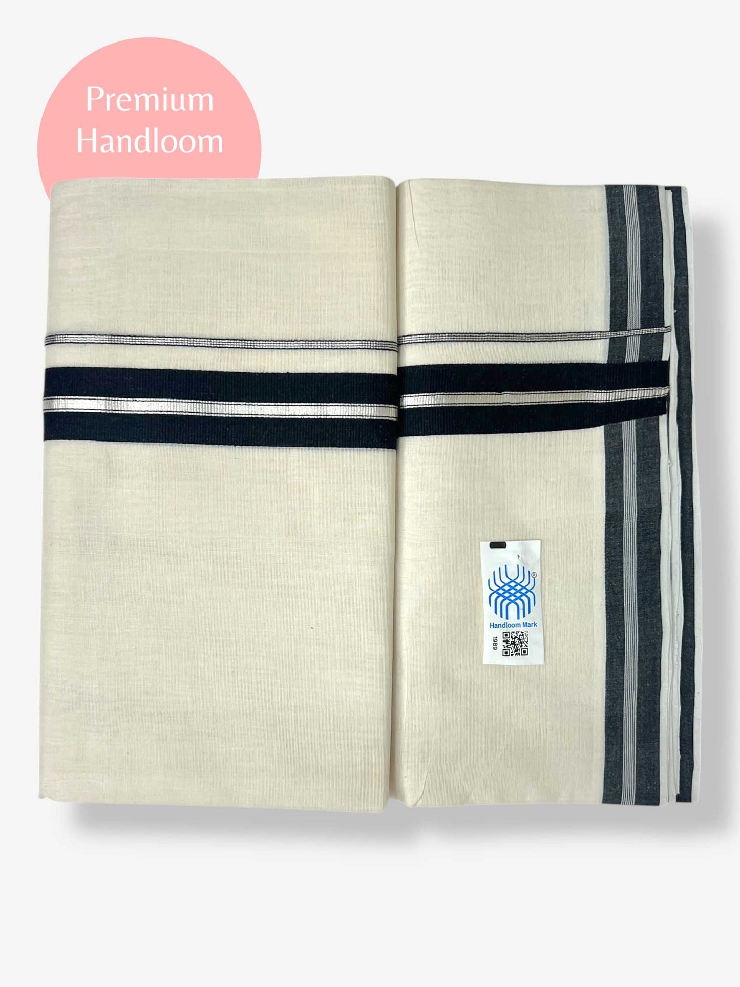 Kerala Premium Balaramapuram Handloom Dhoti/Mundu for Men