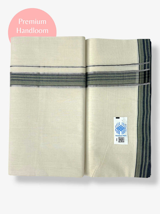 Kerala Premium Balaramapuram Handloom Dhoti/Mundu for Men