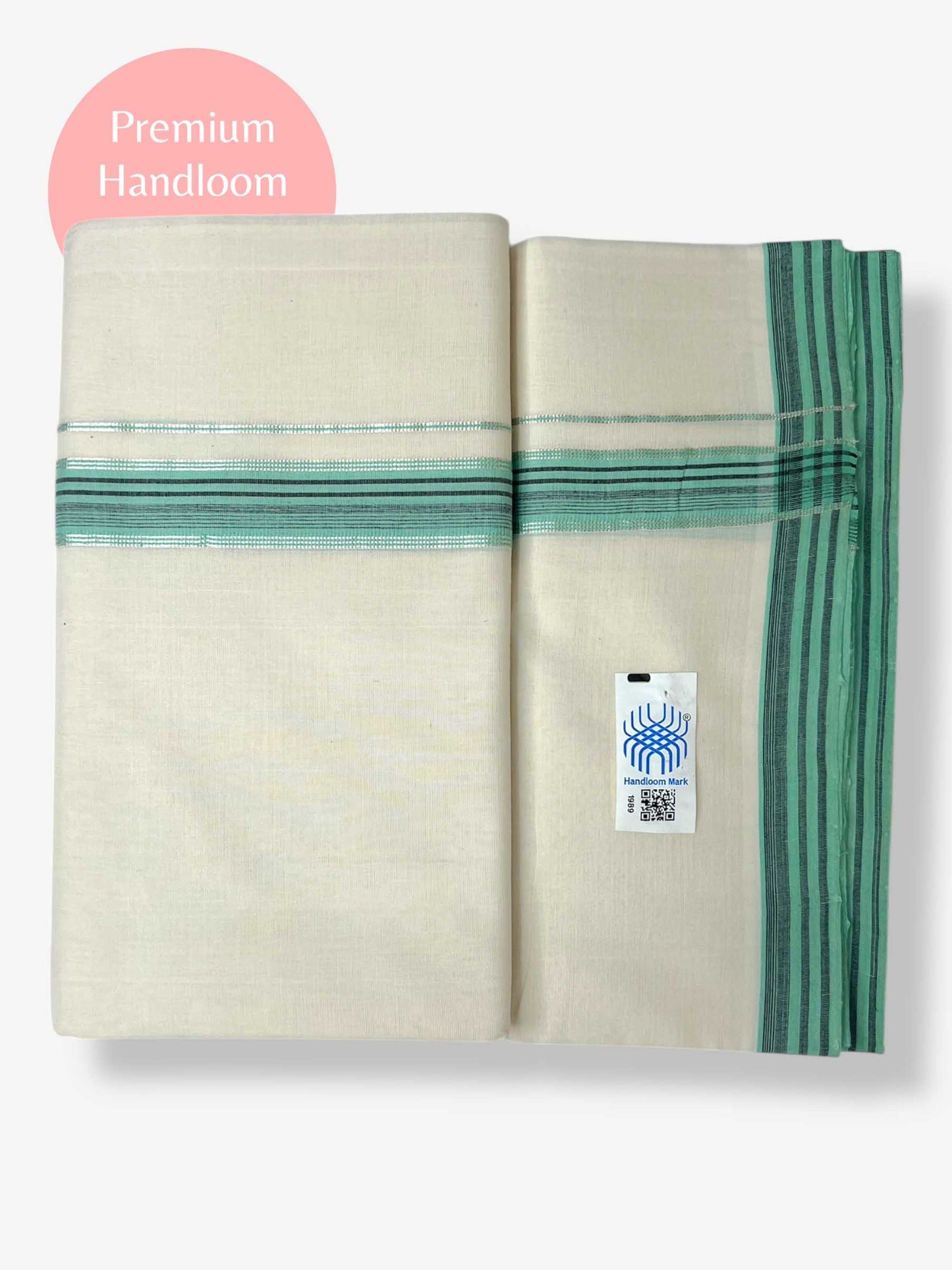 Kerala Premium Balaramapuram Handloom Dhoti/Mundu for Men