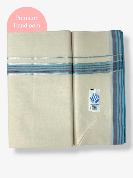 Kerala Premium Balaramapuram Handloom Dhoti/Mundu for Men