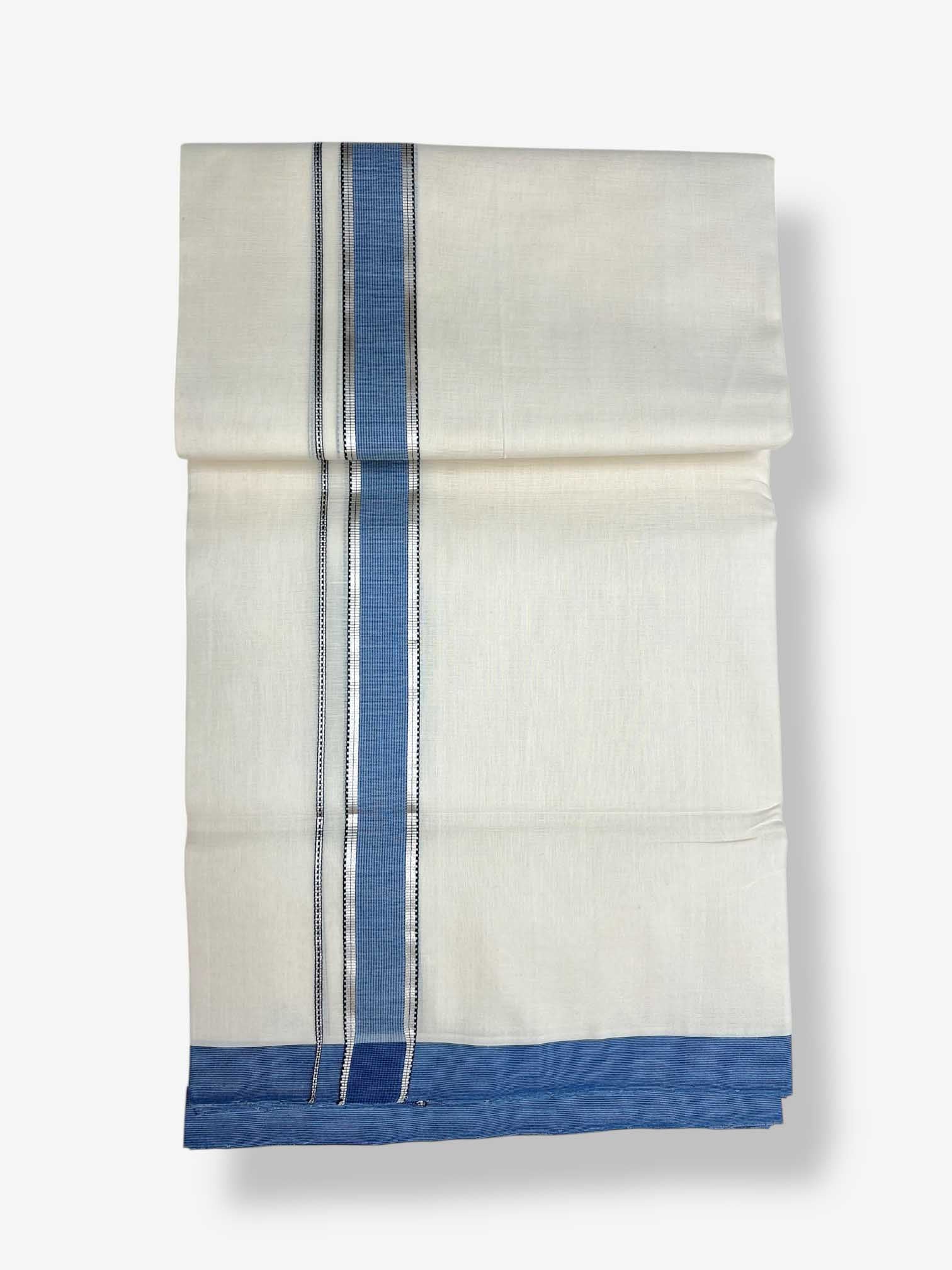 Kerala Premium Balaramapuram Handloom Dhoti/Mundu for Men
