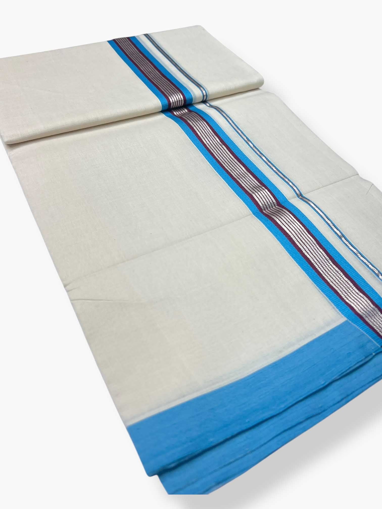 Kerala Premium Balaramapuram Handloom Dhoti/Mundu for Men