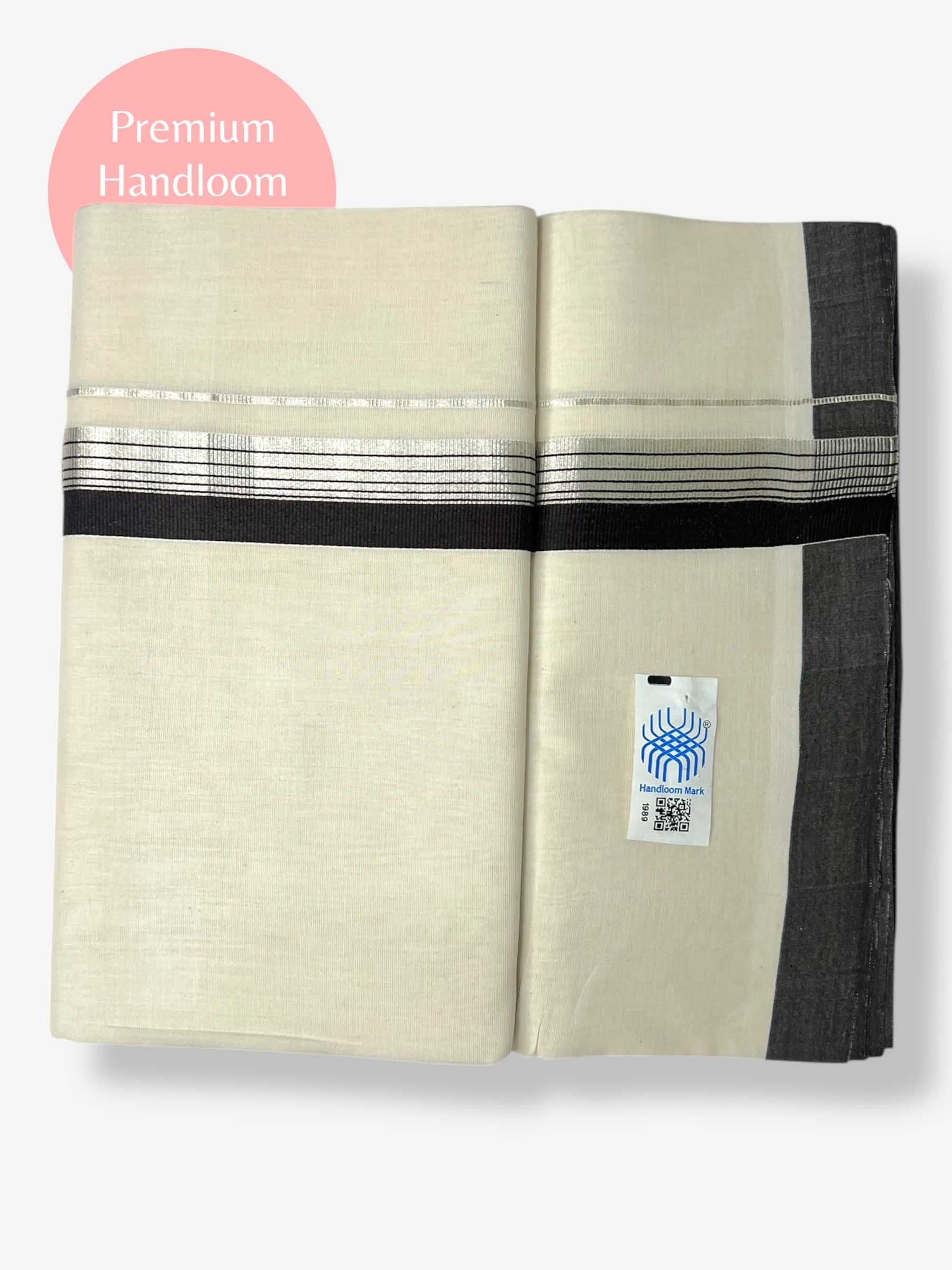 Kerala Premium Balaramapuram Handloom Dhoti/Mundu for Men