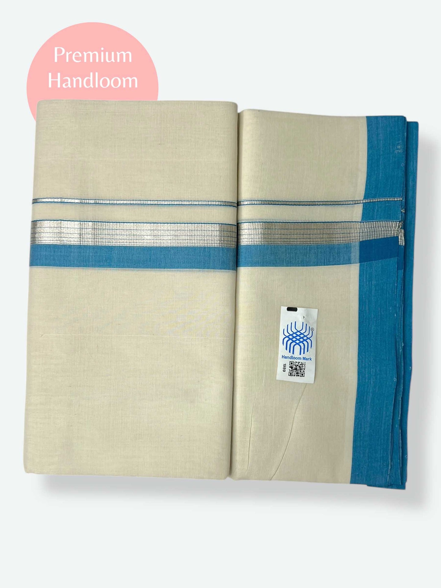 Kerala Premium Balaramapuram Handloom Dhoti/Mundu for Men