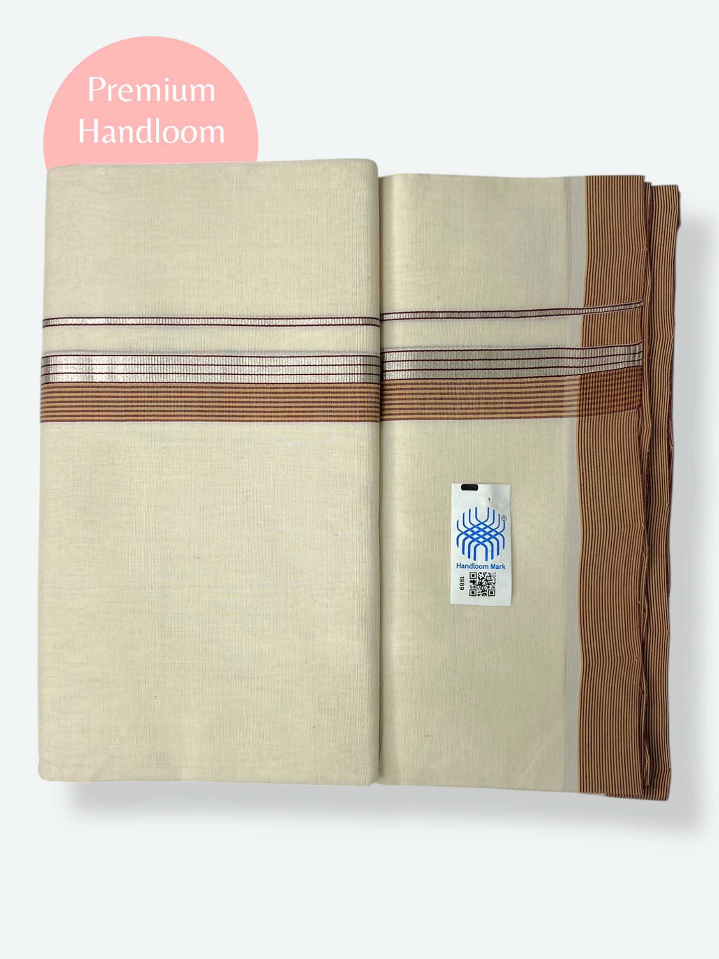 Kerala Premium Balaramapuram Handloom Dhoti/Mundu for Men