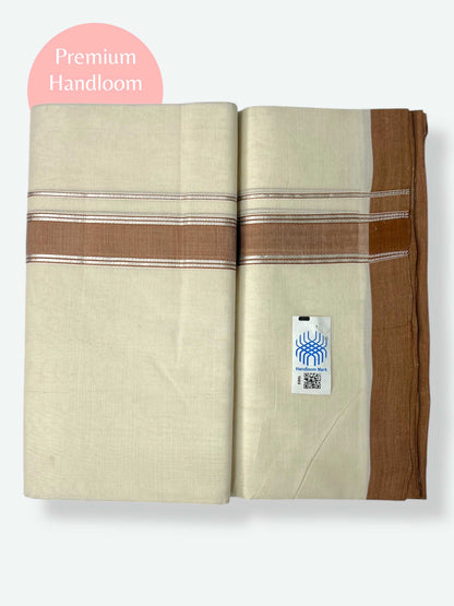 Kerala Premium Balaramapuram Handloom Dhoti/Mundu for Men