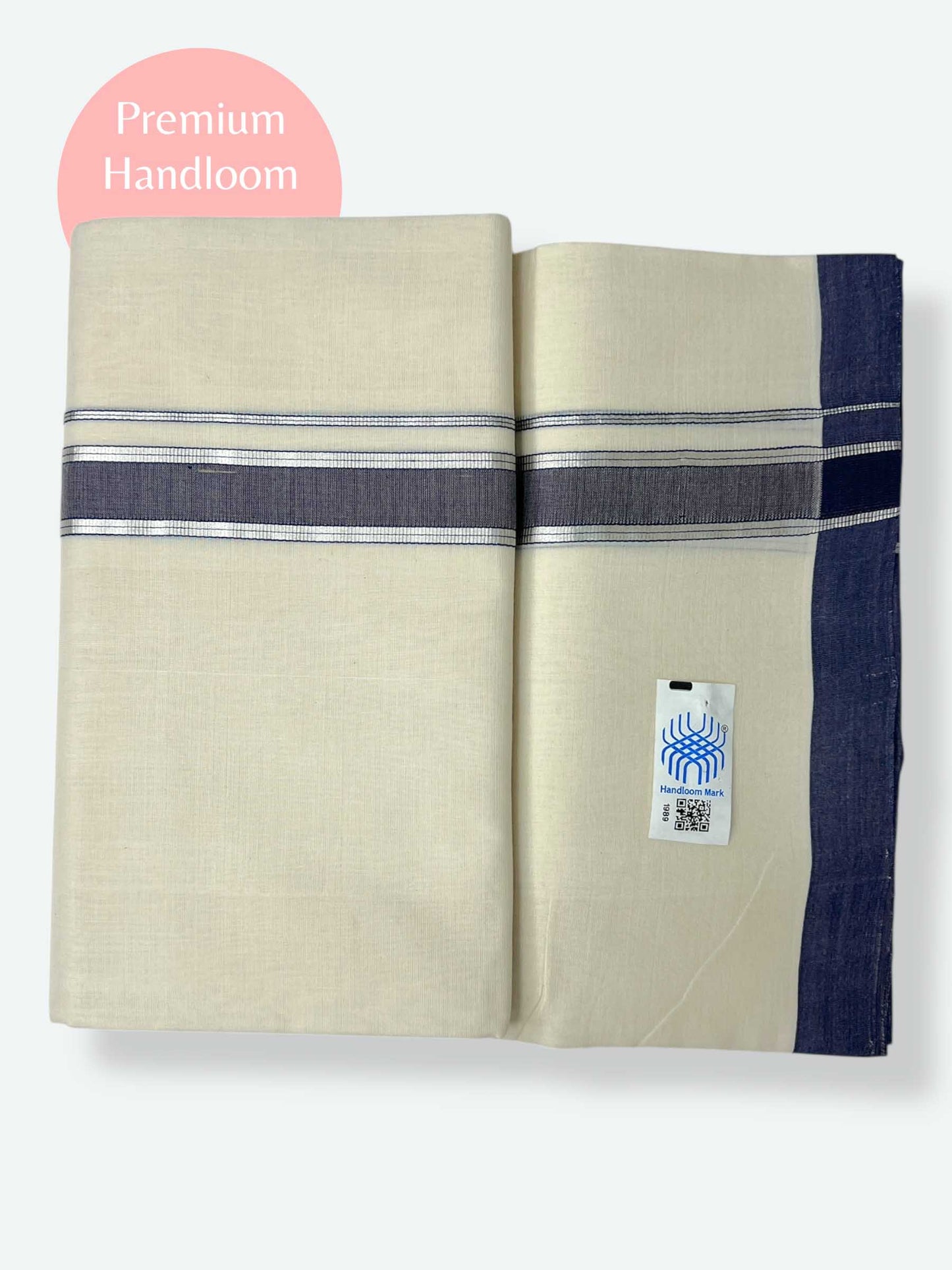 Kerala Premium Balaramapuram Handloom Dhoti/Mundu for Men