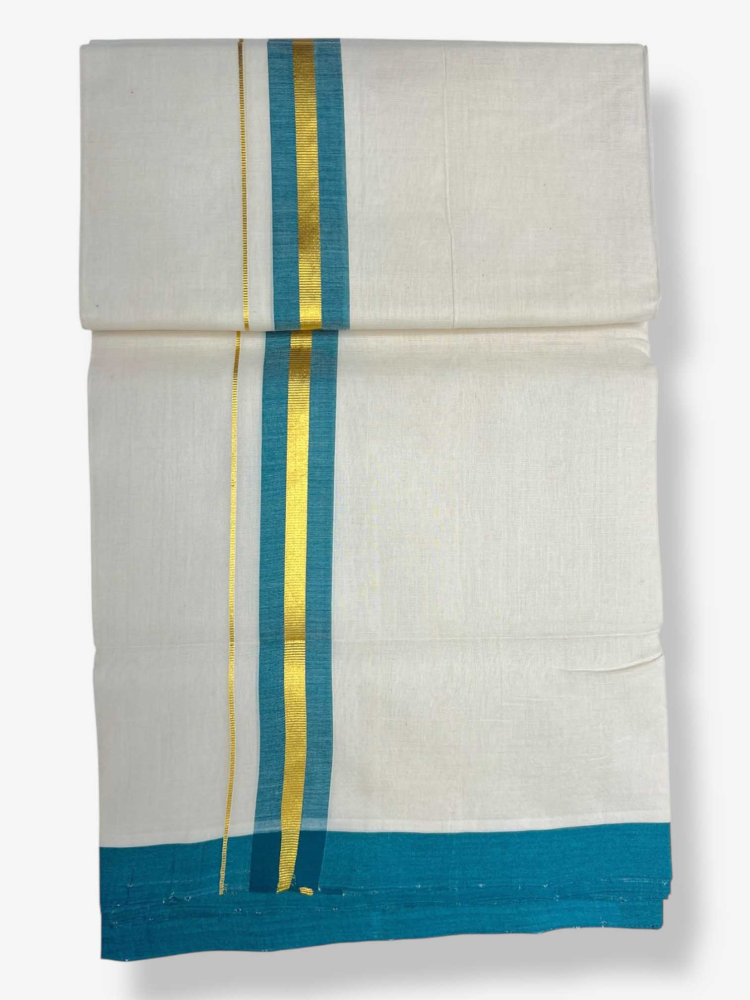 Kerala Premium Balaramapuram Handloom Dhoti/Mundu for Men