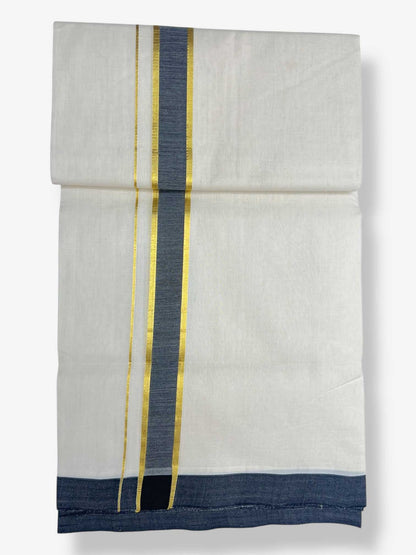 Kerala Premium Balaramapuram Handloom Dhoti/Mundu for Men