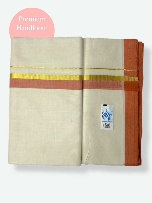 Kerala Premium Balaramapuram Handloom Dhoti/Mundu for Men