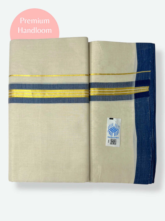 Kerala Premium Balaramapuram Handloom Dhoti/Mundu for Men